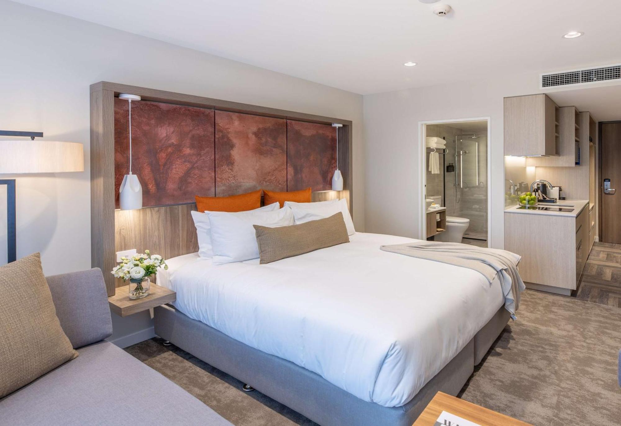 Sudima Christchurch City Kültér fotó A studio apartment at the hotel